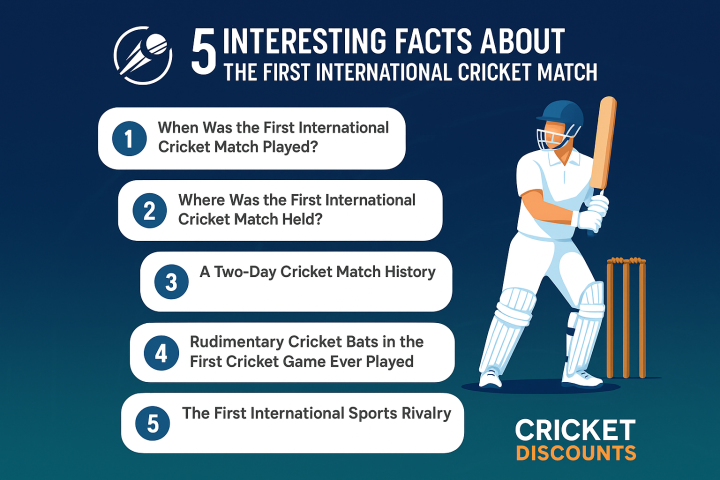 5 Interesting Facts About the First International Cricket Match