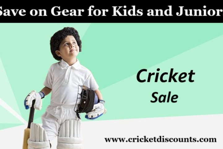 Cricket Sale: Save on Gear for Kids and Juniors
