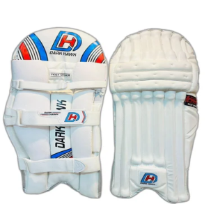 White & Blue Cricket Batting Pads