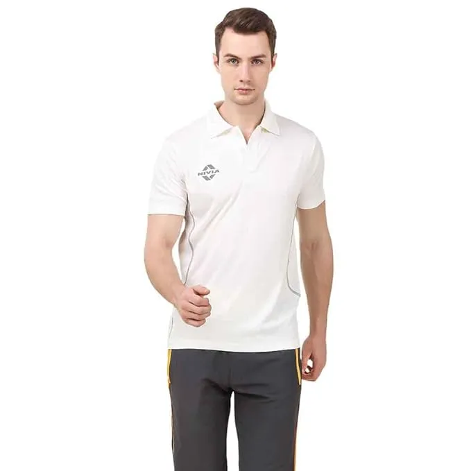 Nivia Men's Lord Regular Fit Half Sleeves | Cricket T-Shirt