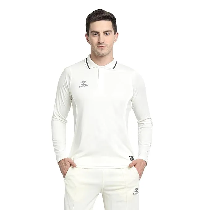 SHREY Cricket Premium Polo T Shirt Full Sleeve